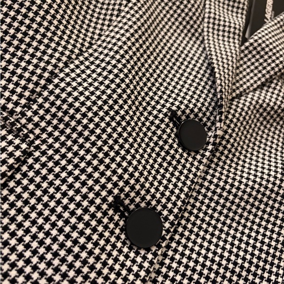 Karl Lagerfeld Monochrome Houndstooth Jacket - Picture 3 of 3